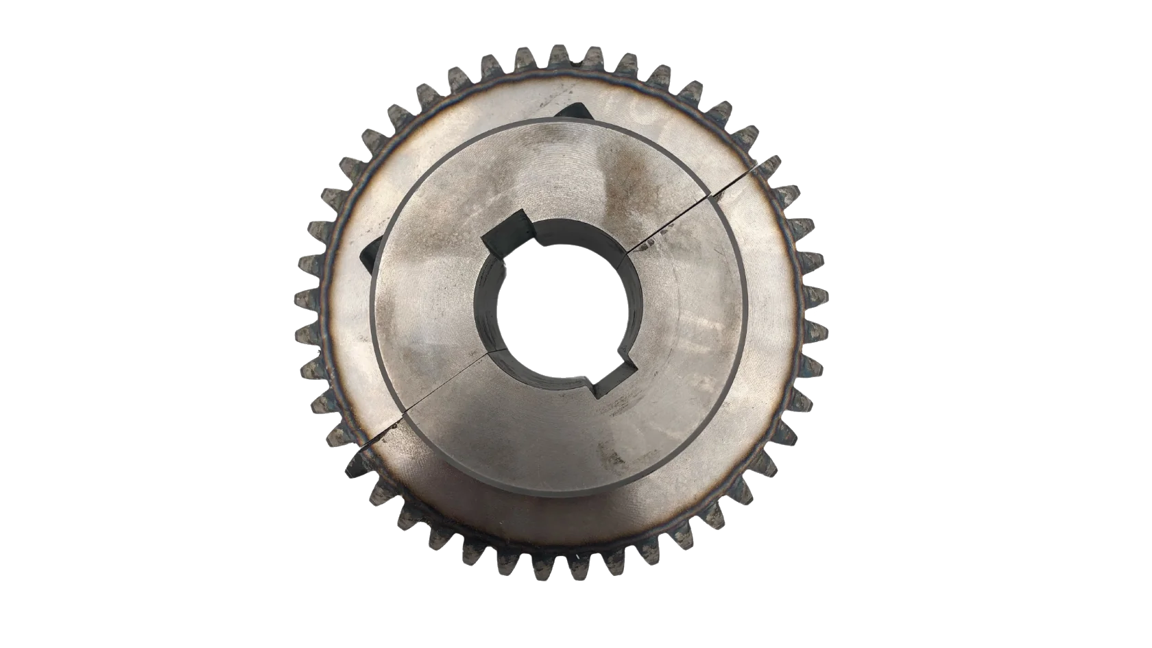 Geteiltes Zahnrad mit gehärteter Stirnseite – TOSOMA Retrofit